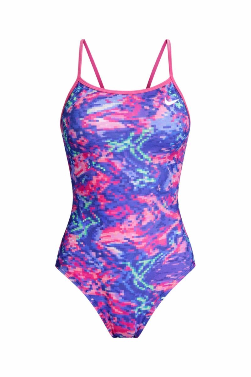 NIKE JEDNOCZĘŚCIOWY STRÓJ KĄPIELOWY KOLOROWY PRINT SPORTOWY 46 I3A