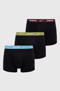 Majtki męskie - Nike bokserki 3-pack męskie kolor czarny - grafika 1