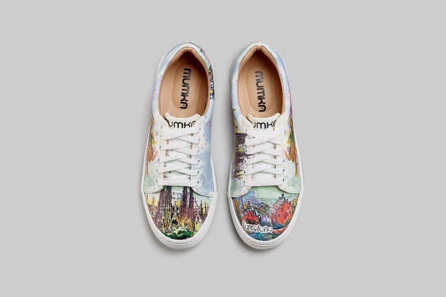 Mumka Shoes Sneakersy wegańskie Barcelona wg Gaudiego Mumka-40