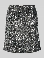 Spódnice - Spódnica mini z cekinami model ‘LUNE’ - miniaturka - grafika 1