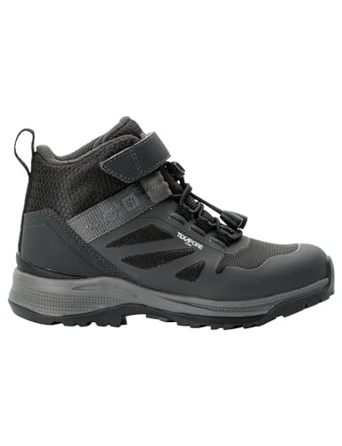 Jack Wolfskin Villi Hiker Texapore Mid K buty trekkingowe dla dzieci, uniseks, czarny, 39 EU