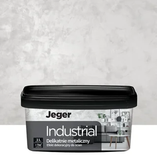 Powłoka dekoracyjna INDUSTRIAL Calcium Efekt metalowy JEGER - Tynki - miniaturka - grafika 1