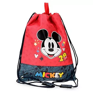 Disney Mickey Get Moving Plecak Torba Wielobarwny 27x34 cms Poliester, Wielobarwny, worek na plecak - Torebki damskie - miniaturka - grafika 1
