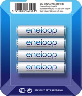 Panasonic Eneloop Akumulator ENELOOP R03/AAA 750mAh 4 szt sliding pack - Akumulatory do elektronarzędzi - miniaturka - grafika 2