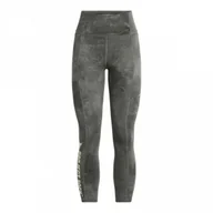 Spodnie sportowe damskie - Damskie legginsy treningowe Under Armour Project Rock Ankl Lg Pt - zielone - UNDER ARMOUR - miniaturka - grafika 1