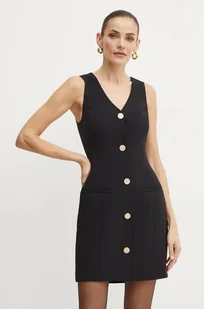 Armani Exchange sukienka kolor czarny mini dopasowana 6DYA34 YN4YZ - Sukienki - miniaturka - grafika 1