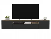 Szafki RTV - Szafka Rtv wisząca Doze 200 cm dąb artisan - miniaturka - grafika 1