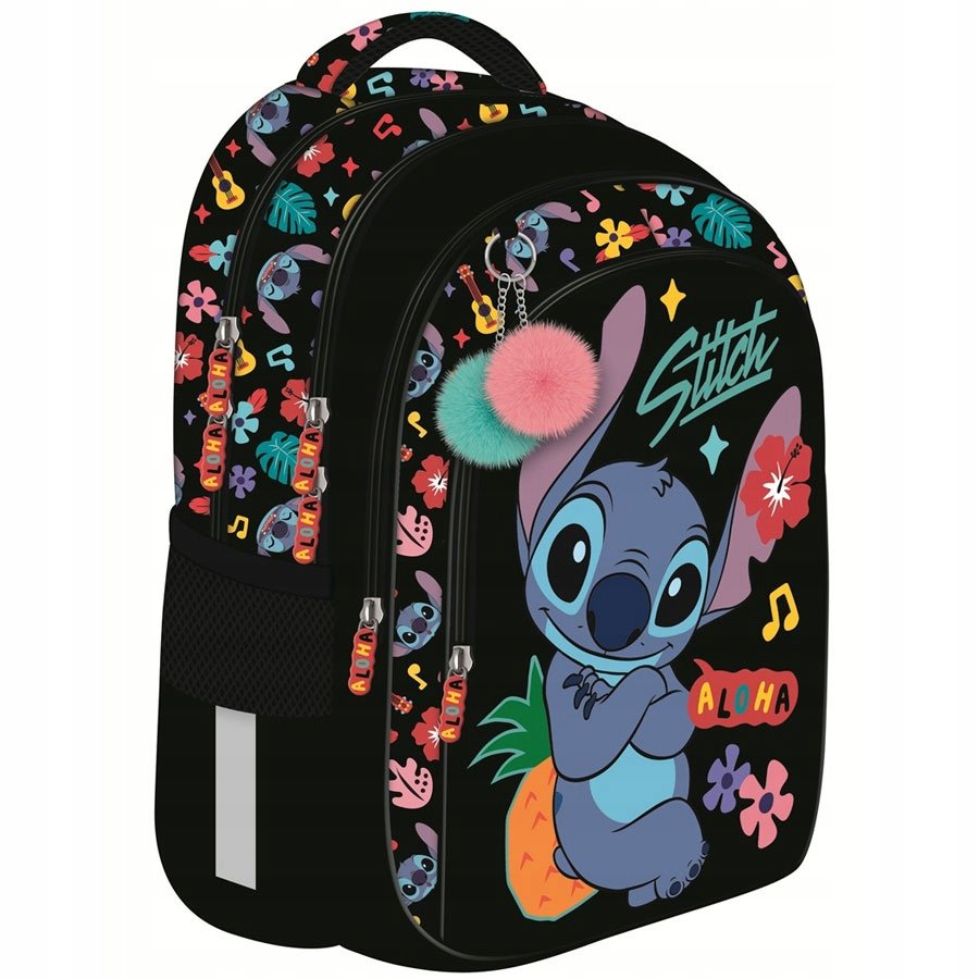 Plecak szkolny wielokomorowy Lilo i Stitch St. Majewski wielokolorowy 22 l