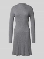 Sukienki - Sukienka lekko rozkloszowana z dzianiny z mieszanki wiskozy model ‘NANCY’ - miniaturka - grafika 1