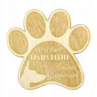 Kubki - Charcik włoski 4 podkładki pod kubek z grawerem - miniaturka - grafika 1