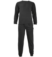 Bielizna sportowa męska - Mil-Tec Bielizna Polarowa Dwuczęściowa Czarna - Czarny - L - miniaturka - grafika 1