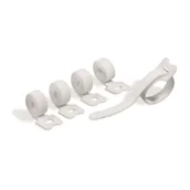 Inne akcesoria elektryczne - Opaska rzep do spinania kabli Durable CAVOLINE Grip Tie 200mm x 10mm biała 5szt. /503602/ DU1616-10 - miniaturka - grafika 1