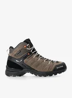 Buty trekkingowe damskie - Buty turystyczne damskie Salewa Alp Mate Mid WP - brindle/oatmeal - miniaturka - grafika 1