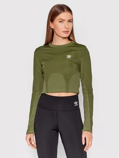 Adidas Bluzka Always Original HF2091 Zielony Regular Fit - Bluzki damskie - miniaturka - grafika 1