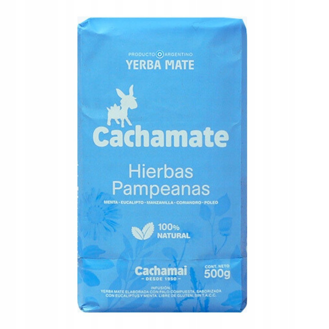 Yerba Mate Cachamate Hierbas Pampeanas 0,5kg 500g