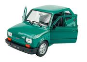 Samochody i pojazdy dla dzieci - Welly Fiat 126P Ciemno Zielony 1:21 Samochód Nowy Metalowy Model - miniaturka - grafika 1