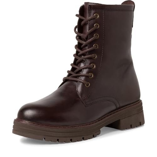 Marco Tozzi Damskie buty Bootie Laced 2-26286-43, modne kozaki, mocca, 37 EU, Mocca, 37 EU