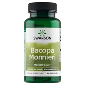 Witaminy i minerały - SWANSON Bacopa Monnieri 250mg 90caps - miniaturka - grafika 1