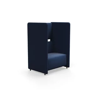 Fotel CLEAR SOUND, jednoosobowy, tkanina Pod CS, granatowy - Inne meble biurowe Fotel CLEAR SOUND, jednoosobowy, tkanina Pod CS, granatowy - Inne meble biurowe - miniaturka - grafika 1