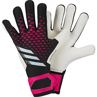 Rękawiczki - adidas Unisex Goalkeeper rękawiczki (W/O Fingersave) Pred Gl COM, czarny/biały/Team Shock Pink, HN3342, rozmiar 9- - grafika 1