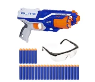 Zabawki militarne - Zestaw Nerf N-Strike Elite Disruptor + 20 strzałek + okulary - miniaturka - grafika 1