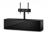 Szafki RTV - Sonorous STUDIO161 Szafka audio video z uchwytem na telewizor STA161F-BLK-BLK-BS STA161F-BLK-BLK-BS - miniaturka - grafika 1