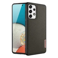 Etui i futerały do telefonów - Dux Ducis Fino etui pokrowiec pokryty nylonowym materiałem Samsung Galaxy A73 zielony - miniaturka - grafika 1