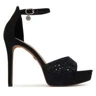 Sandały damskie - Sandały Nine West TS6218-01 Czarny - miniaturka - grafika 1