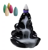 Świeczniki - Kominek Zapachowy Kadzielnica Backflow Kadzidła  Wodospad Solo - miniaturka - grafika 1