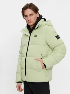 Calvin Klein Kurtka zimowa Crinkle K10K110336 Zielony Regular Fit - Kurtki męskie - miniaturka - grafika 1