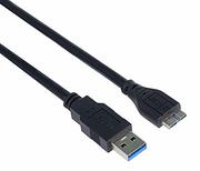 Kable USB - PremiumCord microUSB 2m Czarny ku3ma2bk - miniaturka - grafika 1
