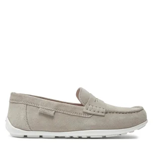 Mokasyny Geox J New Fast Boy J826CA 00022 C5014 D Beżowy - Buty dla chłopców - miniaturka - grafika 1