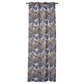 Firany - Firana z kółkami ANTIL, 140 x 260 cm liście wielokolorowy - miniaturka - grafika 1