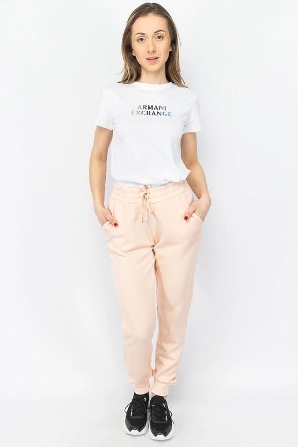 Spodnie damskie Armani Exchange 3DYP79 YJEPZ 14BD brzoskwiniowy - XS
