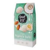Inne słodycze - Feel Fit Veganella kulki kokosowe z migdałem 63 g - miniaturka - grafika 1