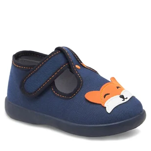 Kapcie Action Boy CM230615-2 Granatowy - Buty dla chłopców - miniaturka - grafika 1