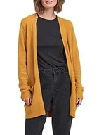 Swetry damskie - Vila Kobiety Viril Open L/s Knit Cardigan - Noos Kardigan, Chai Tea, S - miniaturka - grafika 1