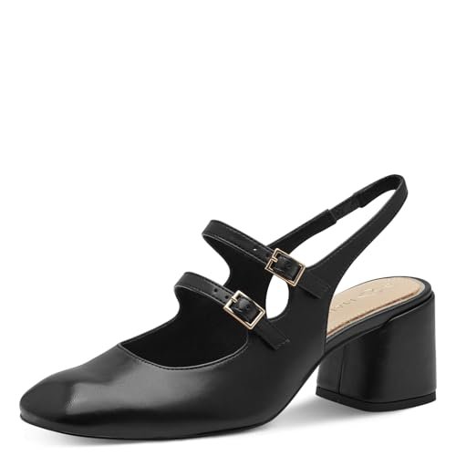 Marco Tozzi Damskie czółenka 2-29602-44, czarne, 40 EU, czarny, 40 EU