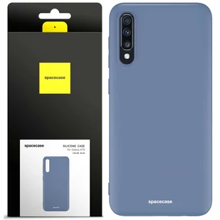 Spacecase Etui Silicone Case Galaxy A70 blue - Etui i futerały do telefonów - miniaturka - grafika 1