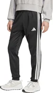 Spodnie sportowe męskie - Spodnie męskie adidas 3-Stripes Tricot Regular Tapered czarne JI8809 M - miniaturka - grafika 1