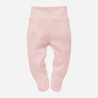 Półśpiochy - Półśpiochy niemowlęce Pinokio Lovely Day Sleeppants Pink 50 cm Różowe/Pasek (5901033313585) - grafika 1