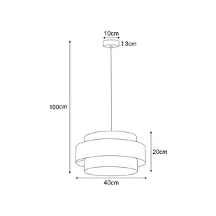 Ozdobna lampa wisząca z abażurem w stylu boho K-5231 z serii GATO - Lampy sufitowe - miniaturka - grafika 2