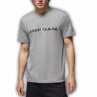 Koszulki męskie - KOSZULKA NIKE JORDAN JUMPMAN T-SHIRT MĘSKA BAWEŁNA SZARA ROZMIAR M WYGODNA - miniaturka - grafika 1