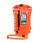 Pływanie - Bojka asekuracyjna STICKY 20l Majestic Sport pomarańczowa - miniaturka - grafika 1