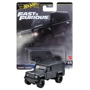 Hot Wheels Szybcy I Wściekli Fast & Furious Autko Samochodzik Resorak Model Land Rover Defender 110 4/5 - Samochody i pojazdy dla dzieci - miniaturka - grafika 1
