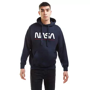 Nasa Męska bluza z kapturem Insignia, granatowy, XXL - Bluzy męskie - miniaturka - grafika 1