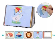 Zabawki sensoryczne - KSIĄŻECZKA SENSORYCZNA DLA NIEMOWLĄT Z LUSTERKIEM ZABAWKA EDUKACYJNA MIĘKKA - miniaturka - grafika 1