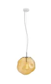 Lampy sufitowe - Kaspa Lampa wisząca Avia M bursztynowa 10417115 - miniaturka - grafika 1