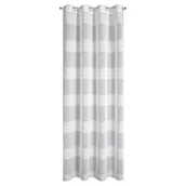 Zasłony - Zasłona gotowa Agata 140 x 250 cm przelotki biały - miniaturka - grafika 1