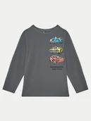 Bluzki damskie - NAME IT Bluzka 13238369 Szary Regular Fit - miniaturka - grafika 1